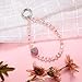 BEEFLYING Beaded Phone Wrist Strap, Cellphone Charm Lanyard Chain, Strawberry Sparkling Phone Wristlet Bracelet for Women Bag Keychain,Pink