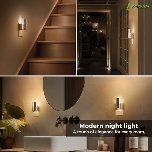 L LOHAS LED Night Lights Plug Into Wall, 2 Pack Night Light - image 7