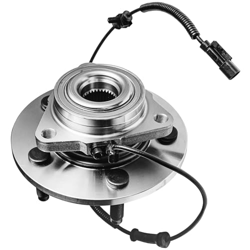 Image of Detroit Axle - 5 Lug Front Wheel Bearing Hubs for 2006 2007 2008 Dodge Ram 1500, Wheel Bearing and Hubs Assembly Replacement