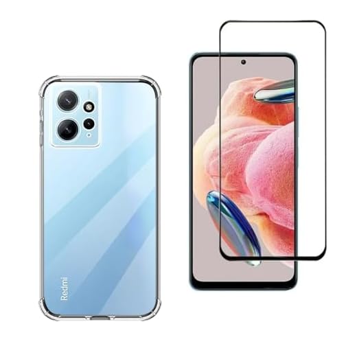 Kit Capa Anti Impacto e Película De Vidro 3D 9D Para Redmi Note 12 4G