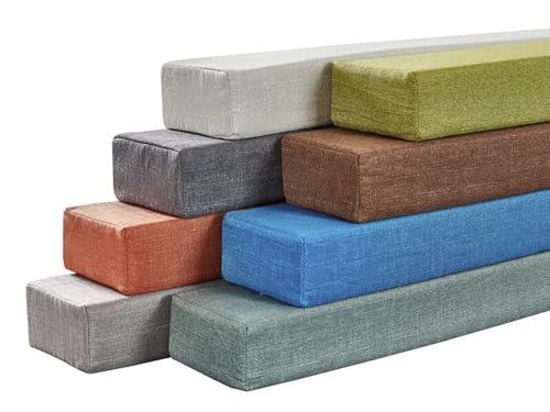 LUXUCURE Relleno de Espacio para Cama a Medida, Extensor de Colchón de Espuma con Funda Extraíble, para Largo Cama Individual/Doble/King