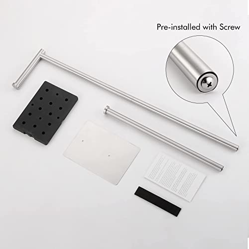 Kes Freestanding Toilet Paper Holder Stand With Reserve Toilet Paper Storage For Bathroom Sus304 Stainless Steel Brushed Steel, Bph286S1B-2 #TOP7