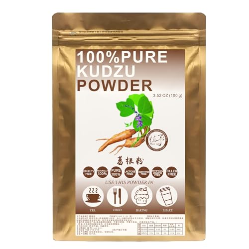 Plant Gift 100% Pure Arrowroot Powder Pianta naturale biologica Radix Puerariae farina in polvere, farina Arrow root, polvere di ricambio della farina, cottura e cottura -100G/3.52oz
