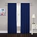 PAIRS TO GO 15110080X084NVY Cadenza 80-Inch by 84-Inch Microfiber Window Panel Pair, Navy