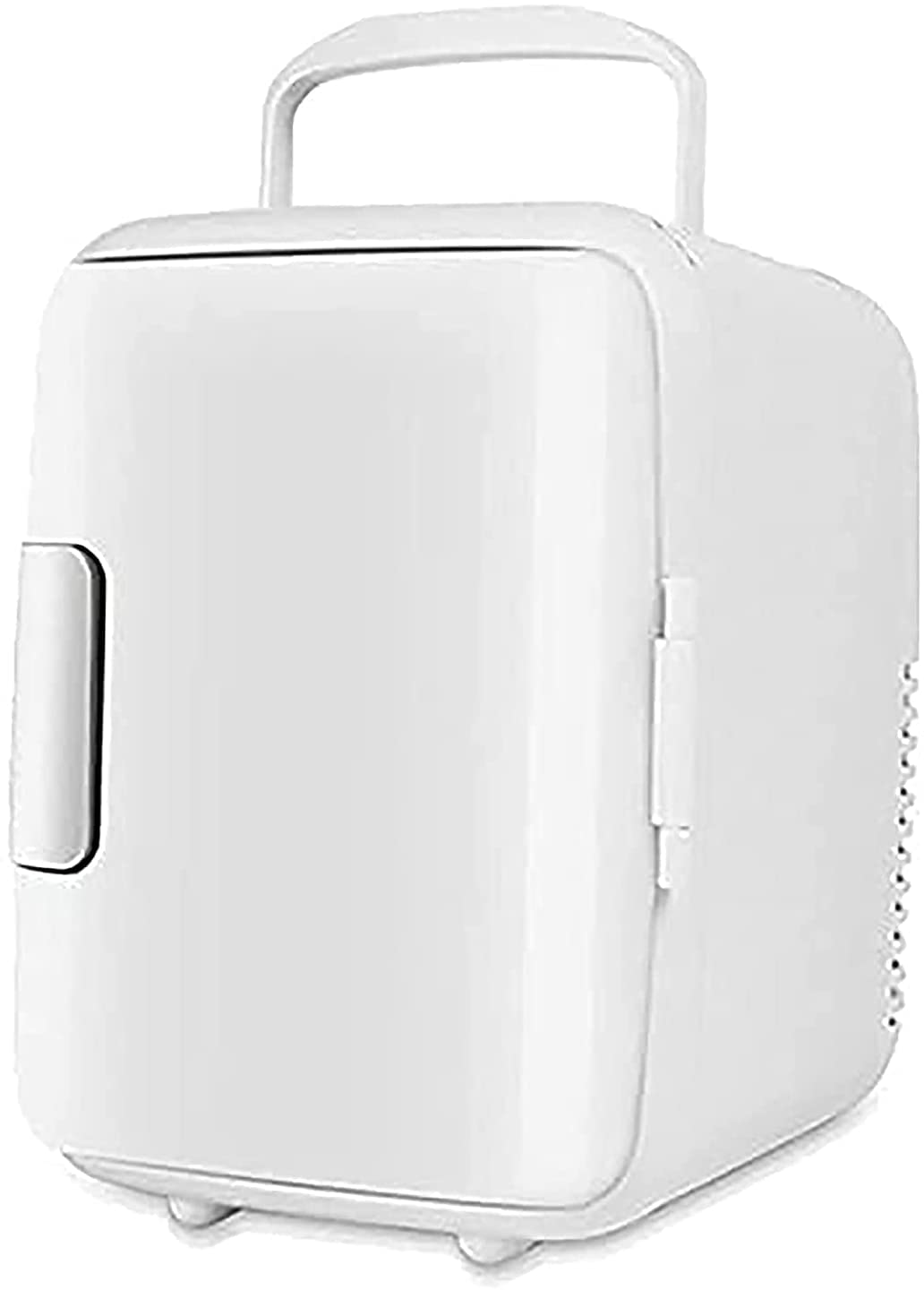 Nevera portátil Mini congelador Minibar Neveras para coche Refrigerador de 4 litros con función de refrigeración y calentamiento Enfriador de poco ruido para hoteles Dormitorios Dormitorio Hogar