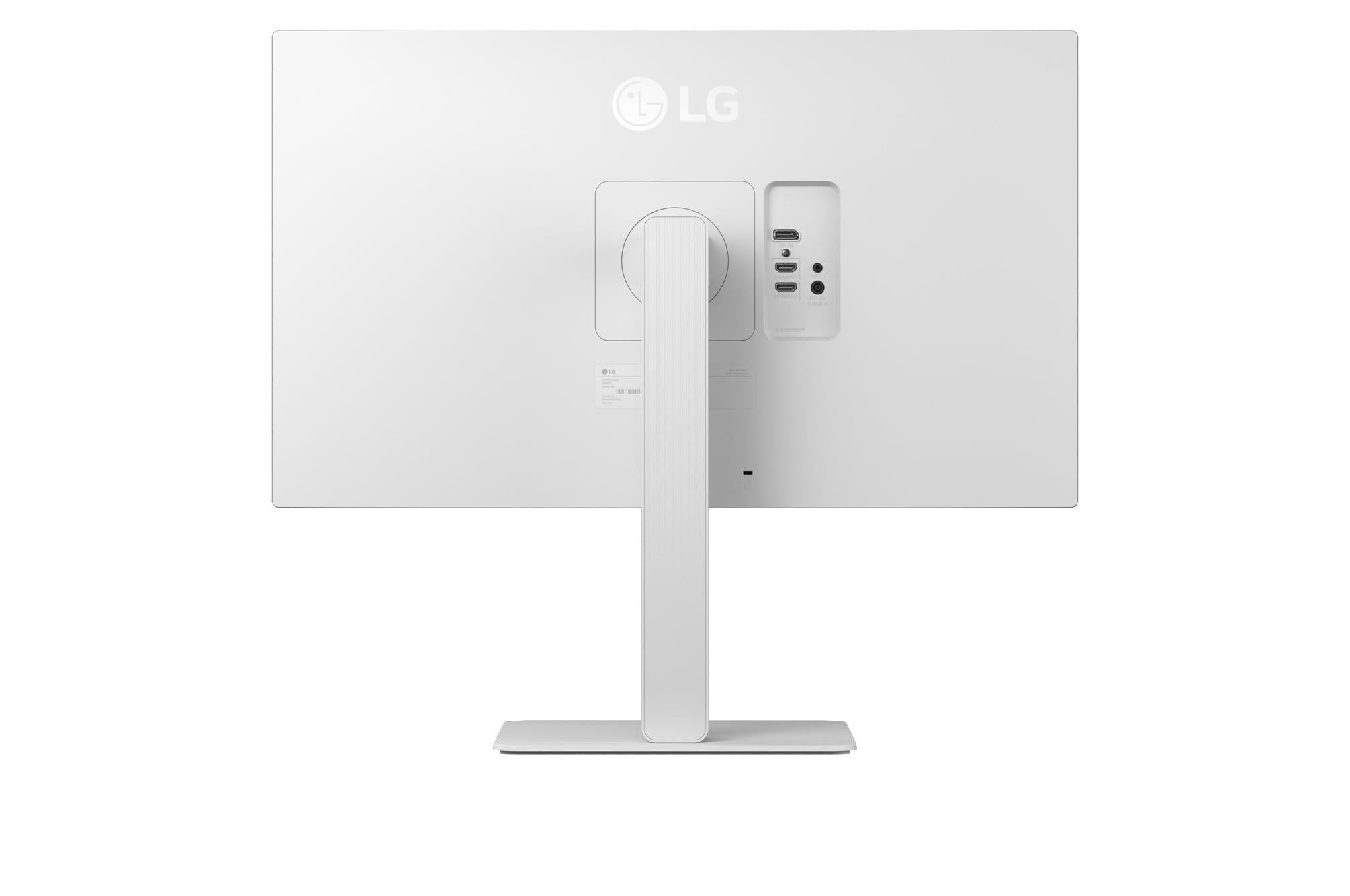 LG, 27 Zoll, Ultrafine Display, Monitor, UHD 4K 3840 x 2160, IPS, HDR10, DCI-P3 90%, 27US550-W.AEU – Weiß