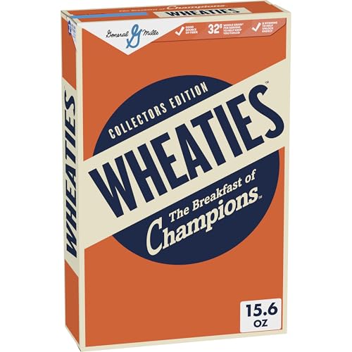 Wheaties Breakfast Cereal, Breakfast of Champions, 100% Whole Wheat Flakes, 15.6 oz