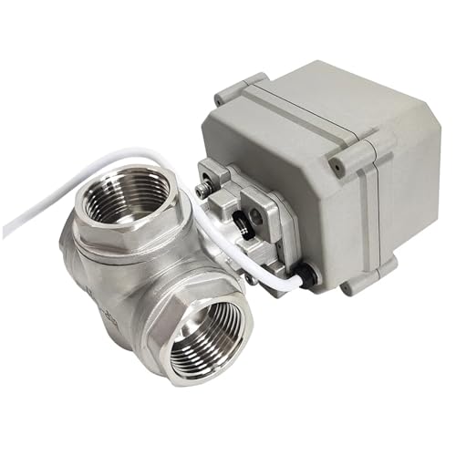 Vanne motorisée DN25 en acier inoxydable 304 pour eau potable sûre