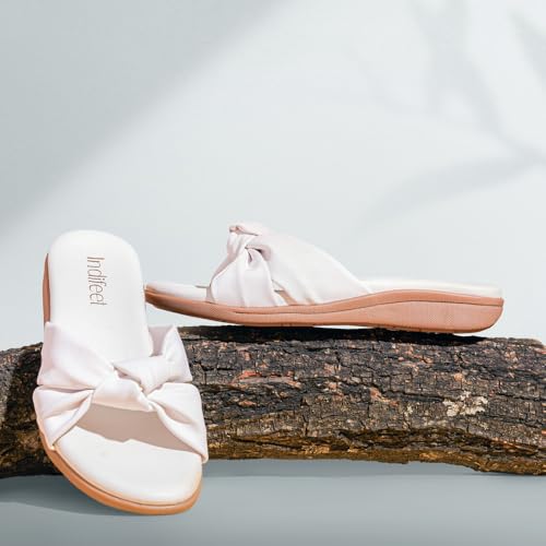 Image of Indifeet Comfortable & Cushioned Footbed Flats for Women