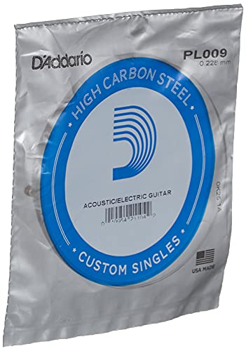 D’Addario PL009-5 Pack de 5 Cordes seules en acier pur pour guitare Calibre .009 & PL009 Corde seule en acier pur pour… - Les Beatles, Paul McCartney, John Lennon, RIngo Starr, George Harrison D'Addario PL009-5 Pack de 5 Cordes seules en acier pur pour guitare Calibre .009 & PL009 Corde seule en acier pur pour… – Image 5