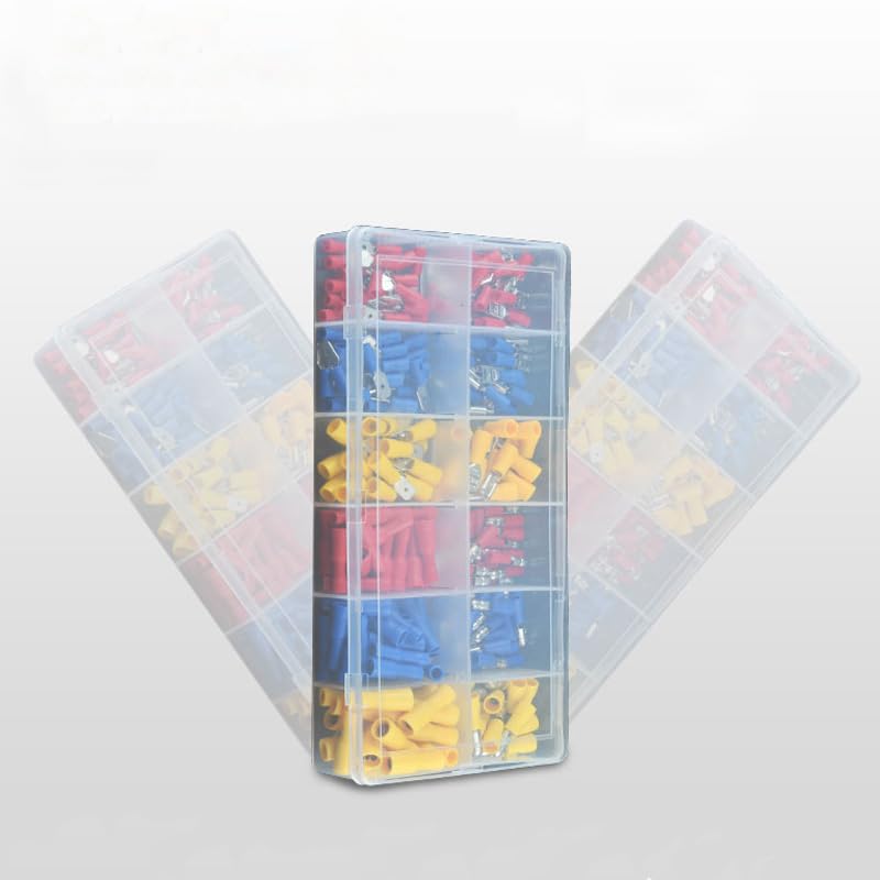 Connecteurs rapides isolés femelles mâles AWG 22-10, 240 pièces, sertissage électrique, FDD/FRD/MDD/MPD