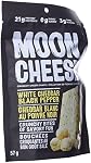 Moon Cheese Blanc Chedda Peppa Noir, 100% Cheddar Cheese, Faible teneur en glucides 10 Oz, Kéto-Amiendly, High Protein Snack Alternative aux barres protéiques, aux cookies et aux shakes, 57 Grams