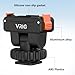 VRIG Cold Shoe Adapter Mount with Magnetic Quick Holder for DJI Osmo Action 5Pro, 180 Tilt Adjustable,Tripod Mount for Osmo 360,Cold Shoe Camera Adapter with 1/4