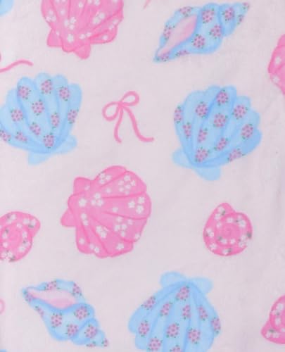 Image of iscream Big Girls Silky Soft Pretty Print Plush Fleece Pants - Pastel Dreams Collection