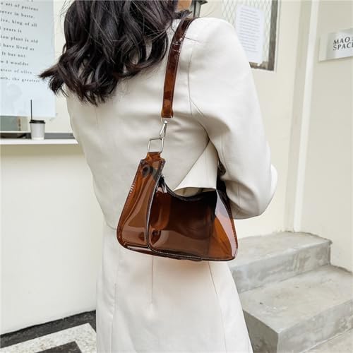 Clear Purse for Women Clear Bag Stadium Approved PVC Transparent Handbag Small Stadium Bag for Concerts3