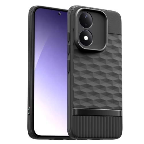 Image of Outlouders Back Cover for Redmi Note 17 5G | Full Camera Protection | TPU Soft Flexible Shockproof Bumper Case (Black)