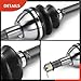 A-Premium Pair (2) Rear CV Axle Shaft Assembly Compatible with Can-Am Outlander 1000, Outlander 650, Outlander 800, Outlander 800R, Outlander Max 1000, Renegade 1000, Renegade 800R, Replace# 705500867