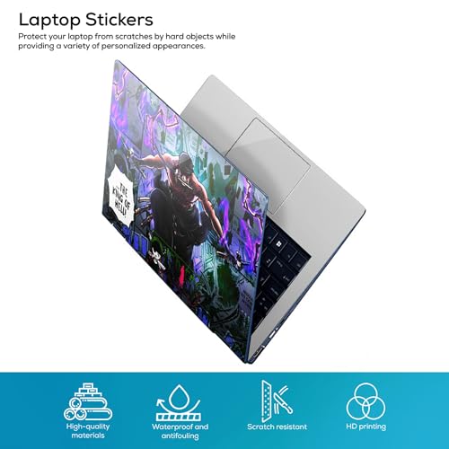 Image of Laptop Skin /Sticker /Cover Bubble-Free| Laminated| Removable| HD Quality Sticker for Laptops Upto 15.6 Inches Compatible with Hp /Dell /Acer /Lenovo /Asus etc.(Anime-211)