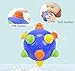 Toddlers Baby Music Shake Dancing Ball Toy, Move and Crawl Ball Toys for Kids,Bouncing Sensory Learning Ball Toys Ideal Gift for Baby Boys and Girls, Endless Fun for Children (Navy Blue),18+ Months