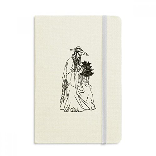 Dao Religion Encre de Chine Ppriest Notebook Tissu Journal A5 Couverture Rigide