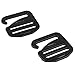 WarmHeartting 2pcs Metal Heavy Duty G-Hook Flat Steel Hanging Buckles for I Inch Webbing Tactical Gear Accessories