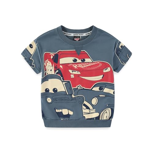 Image of Disney Cars Lightning McQueen Boys 2 Piece Short Sleeve T-Shirt and Shorts Set for Toddler and Big Kids
