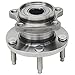 Detroit Axle - AWD Pair Rear Wheel Bearing and Hubs Assembly for 2007-2010 Ford Edge, 2007-2010 Lincoln MKX 5 Lug Non-ABS