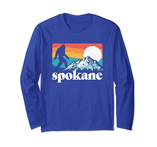 Spokane Washington Bigfoot Mountains Manga Larga