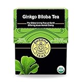 Buddha Teas - Ginkgo Biloba - Organic Herbal Tea - For Cognitive Balance & Overall Health - With Vitamin C - Energizing Blend - Caffeine Free - 100% Kosher & Non-GMO - 18 Tea Bags (Pack of 1)