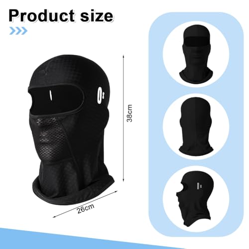 Image of PROBEROS Balaclava for Men Face Mask Sun UV Protection Breathable Full Head Mask for Men Women Skiing Cycling