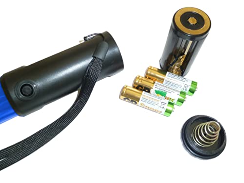 Diskpro, 14.5 Inch Traffic Baton Light, 18 Blue Led With Two Flashing Modes, Plus One White Led On Tip, Using 3 Aa-Size Batteries #TOP4