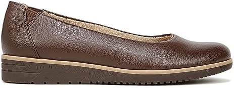SOUL Naturalizer Womens Idea Ballet Flat Comfortable Cushioned Slip On Shoe Coffee Brown 7.5 W Review | Image 1