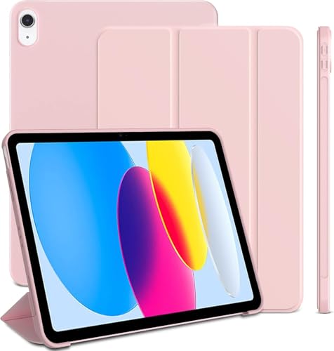 Image of Tablet Case Cover for Apple iPad mini 8.3 inch (6th,A17 Pro 7th Gen) [Auto Sleep /Wake Cover] [Trifold Stand] - Pink
