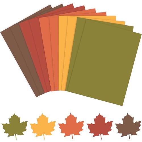 Papier cartonné automne Whaline de 150 feuilles pour scrapbooking