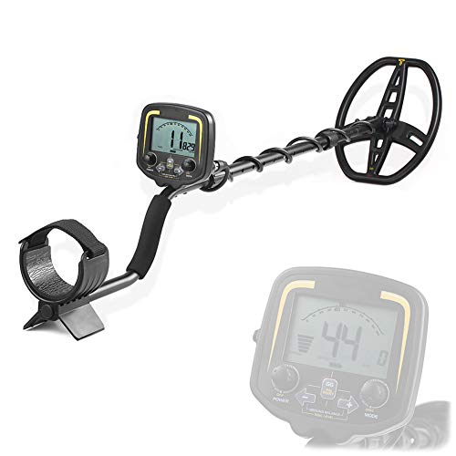 ZYRAY Metal Gold Detector, Outdoor Gold Digger Handheld Metal Finder with 3 Detection Modes Waterproof Search Coil LCD Display (Included Earphones)