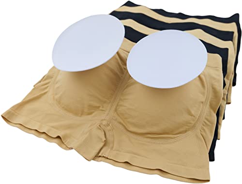 Image of ToBeInStyle Women's 6 Pack Butt Booster Padded Panty Briefs or Boyshorts w /Removable Thick Foam Pads