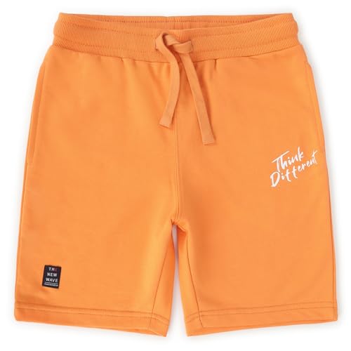 Image of Alan Jones Clothing Boys Casual Bermuda Shorts | Placement Print | French Terry | Regular Fit | Drawstring Closure | Age 5-16 Years | Lounge & Casual Wear