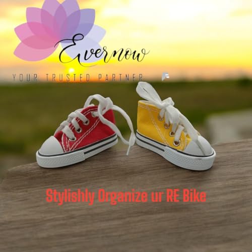 Image of EVERNOW Side Stand Shoes are a Must-Have Accessory for Every RE Bike Owner who Values Stability, Durability, and Style.(Blue)