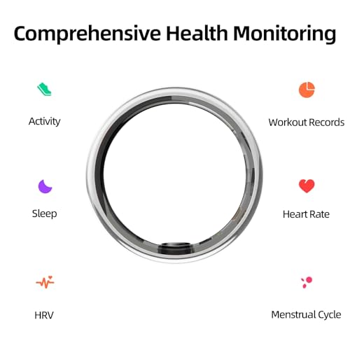 Image of Smart Ring for Women & Men Fitness Sleep Heart Tracker