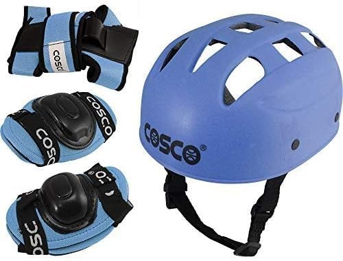 Cosco Protective Kit for Skating, 4 in 1 Protective Kit Includes 1 Head, 2 Knee 2 Elbow & 2 Pam Guards Skating Kit - Beginner, Multicolor-image-45