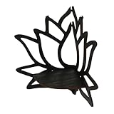 Étagère d'angle : cette conception creuse en forme de lotus de cette étagère d'angle en ajoute une touche d'intérêt visuel à n'importe quelle pièce, étagères flottantes pour chambre à coucher