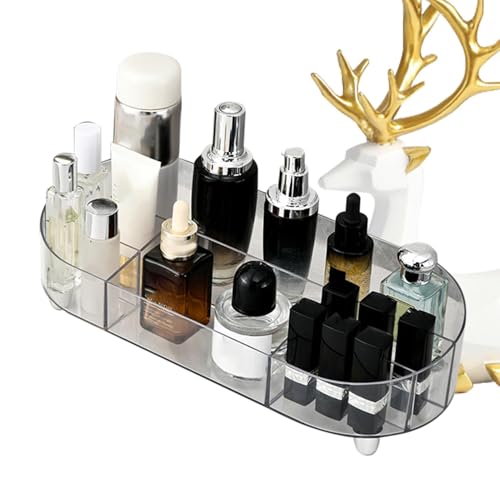 Organizadores de cuidado de la piel para baño, vitrinas compactas para maquillaje, ahorro de espacio, estructura estable para oficinas, tocador del hogar