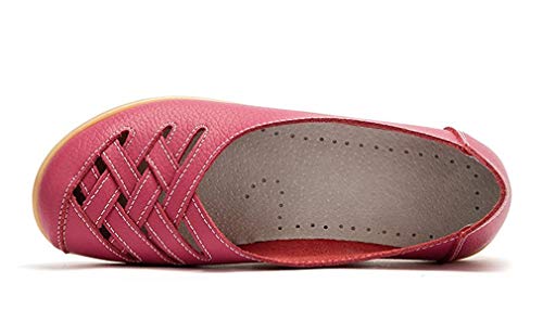 Image of VenusCelia Women's Braided-Nests Walking Flat Loafer