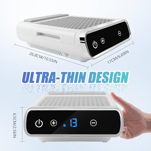 Recolector de polvo de uñas inalámbrico 80W miniatura 6