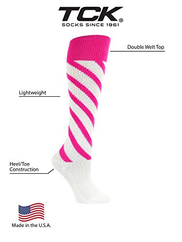 Image of TCK Candy Stripe Knee High Softball Socks Soccer