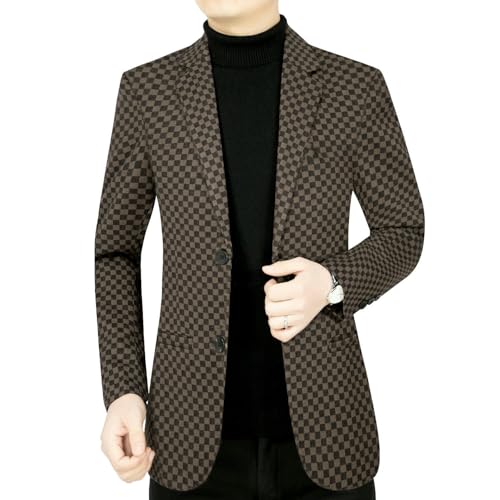 Blazer décontracté pour homme coupe ajustée veste de printemps - 3