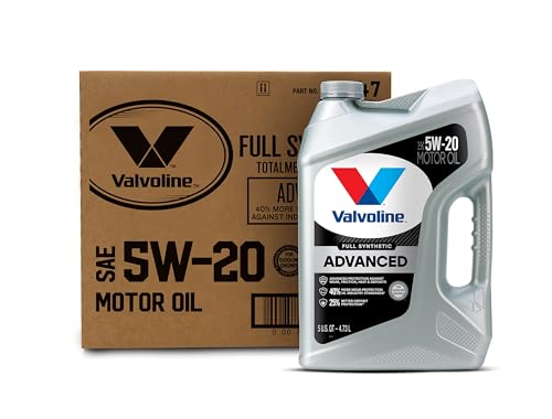 Image of Valvoline Advanced Full Synthetic SAE 5W-20 Motor Oil 5 QT, Case of 3