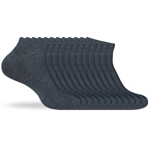 Image of Women's Ankle Socks Thick Cushioned Cotton, Moisture-Wicking socks, Breathable Performance Socks for Running, Sports