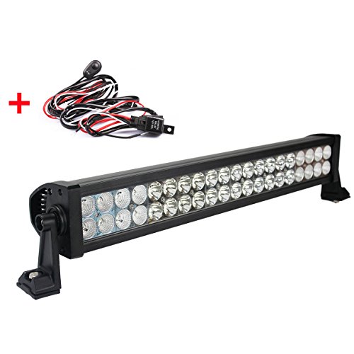 Faro Trabajo Led, BRIGHTUM 21.5" 120W Super Bright y Potentes Focos Led Coches 6000K IP67 Impermeable de Faros Adicionales Blanco Frío Para off-road, Tractor, Camión Cover