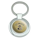 GRAPHICS & MORE Central Florida Knights Keychain Classy Round Chrome Plated Metal